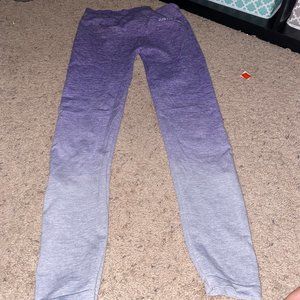 Purple Ombre Athletic Leggings